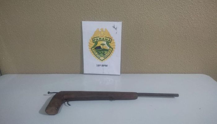 Foto: 16ºBPM Pinhão - Tentativa de roubo com disparo de arma de fogo é registrada no bairro Dois Irmãos
